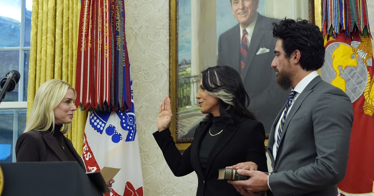 Tulsi Gabbard sworn in as director of national intelligence
